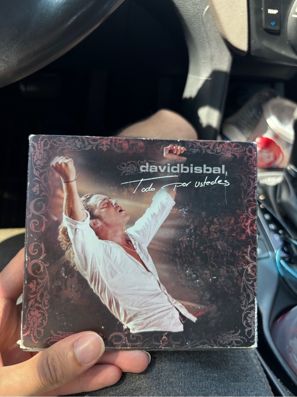 Car Audio davidbisbal todo por ustedes CD Holder - Black